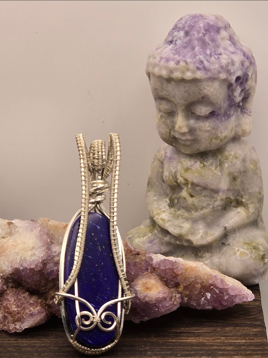 Lapis Lazuli Statement Pendant