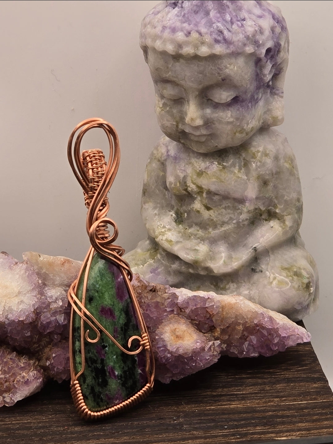 Ruby In Zoisite Pendant