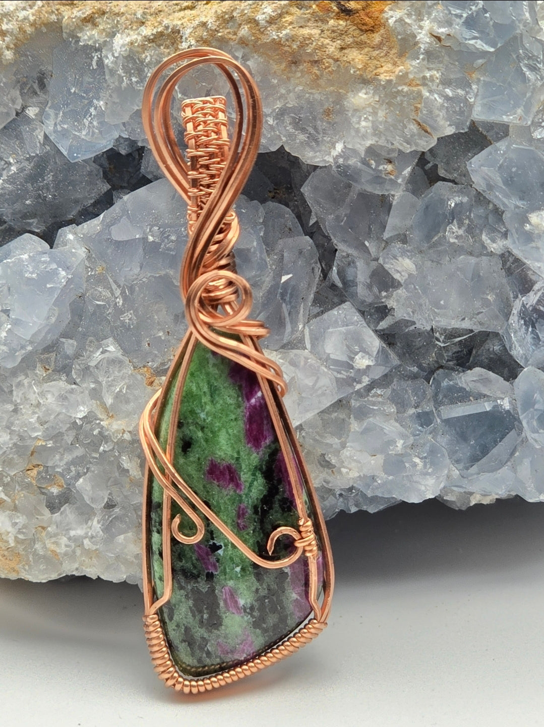 Ruby In Zoisite Pendant