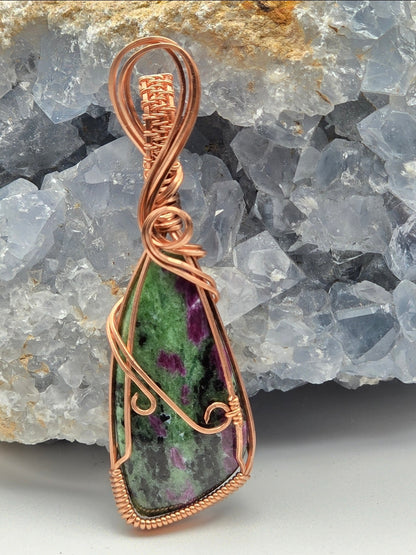 Ruby In Zoisite Pendant