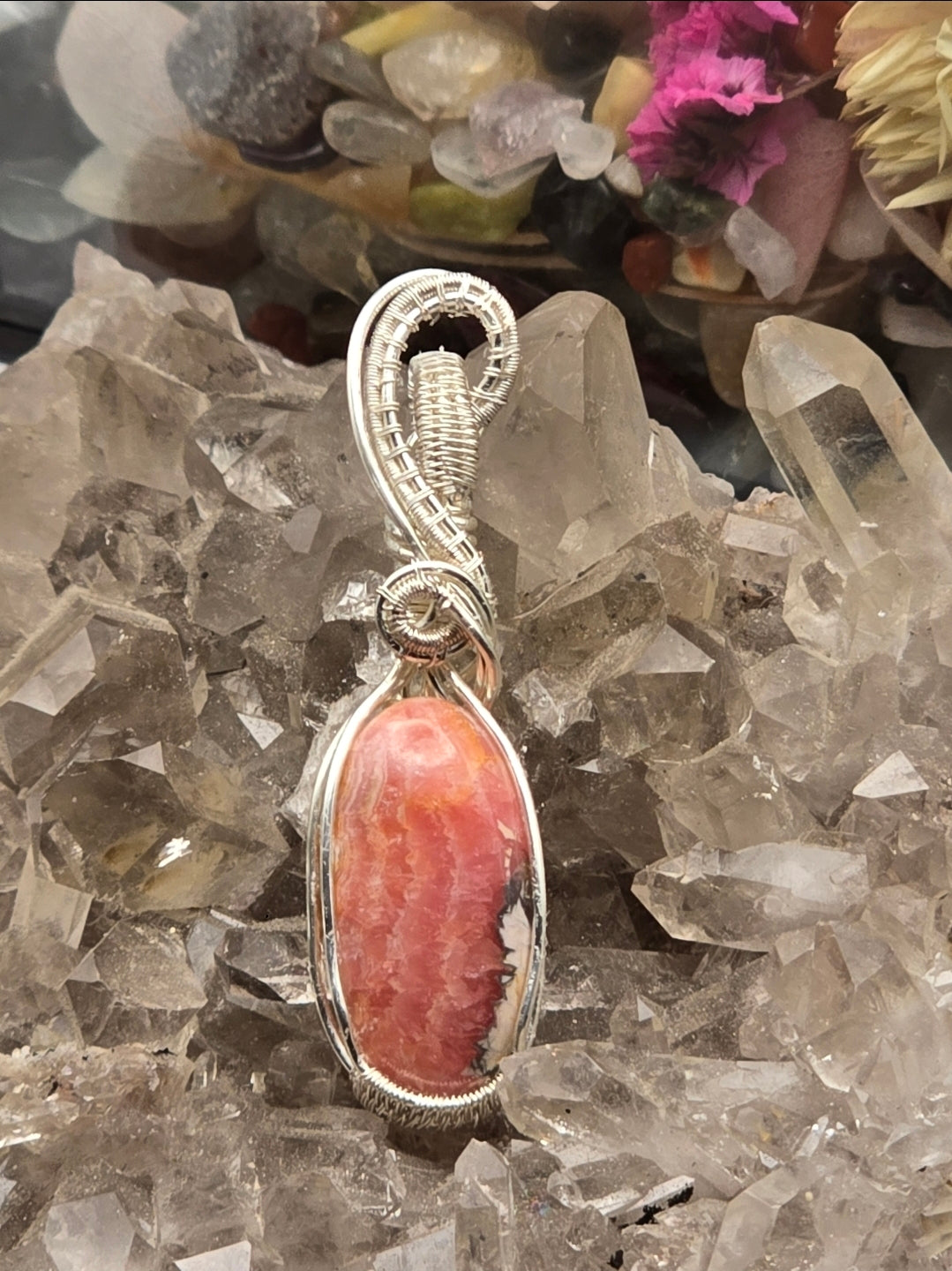 Rhodochroisite Pendant
