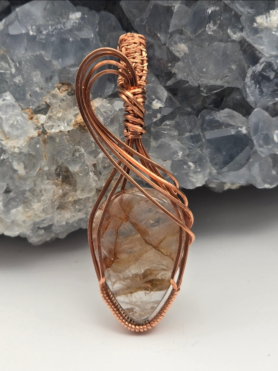 Fire Quartz (Hematoid Quartz) Pendant