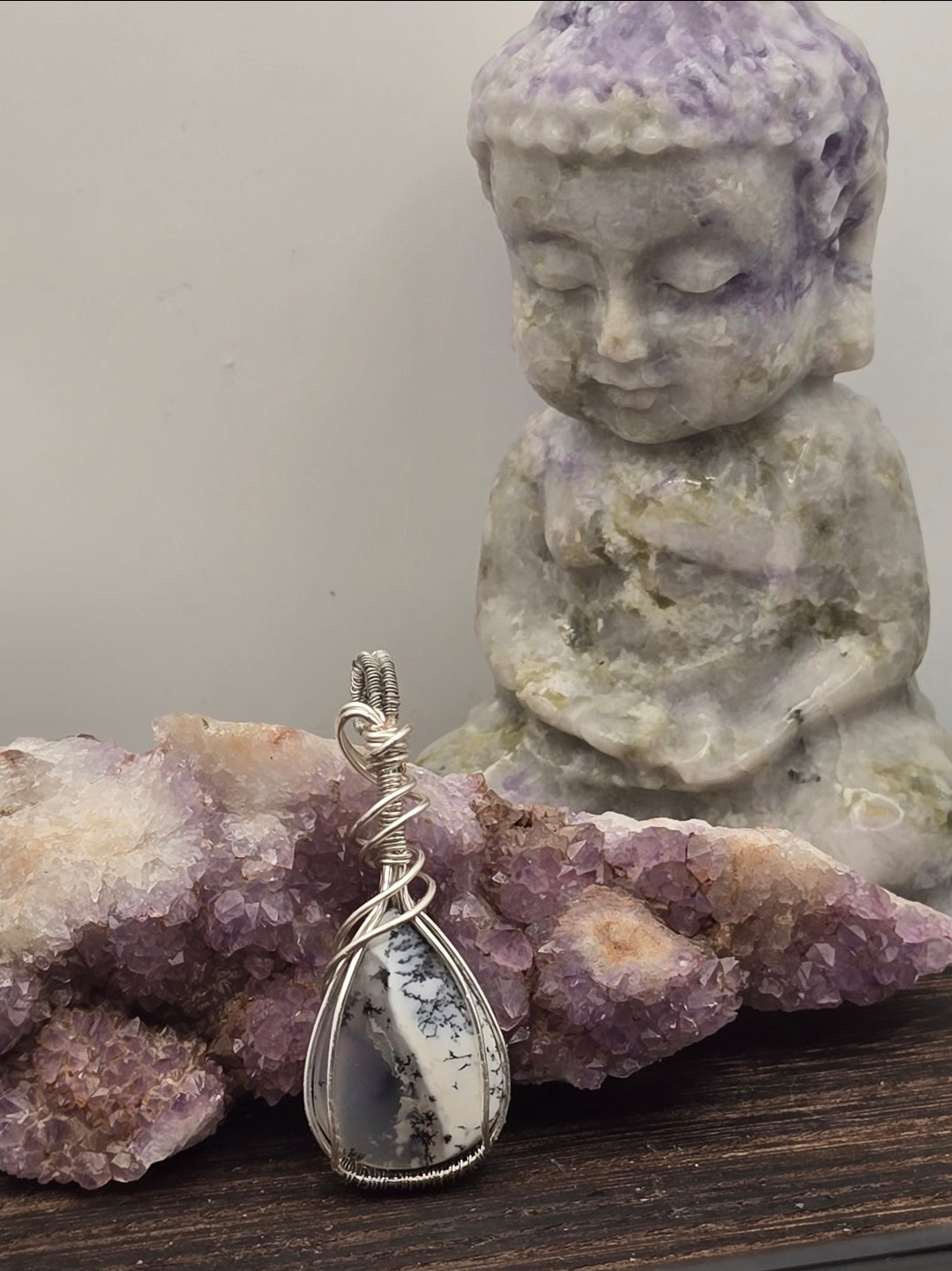Dendritic Opal Pendant