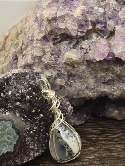 Dendritic Opal Pendant