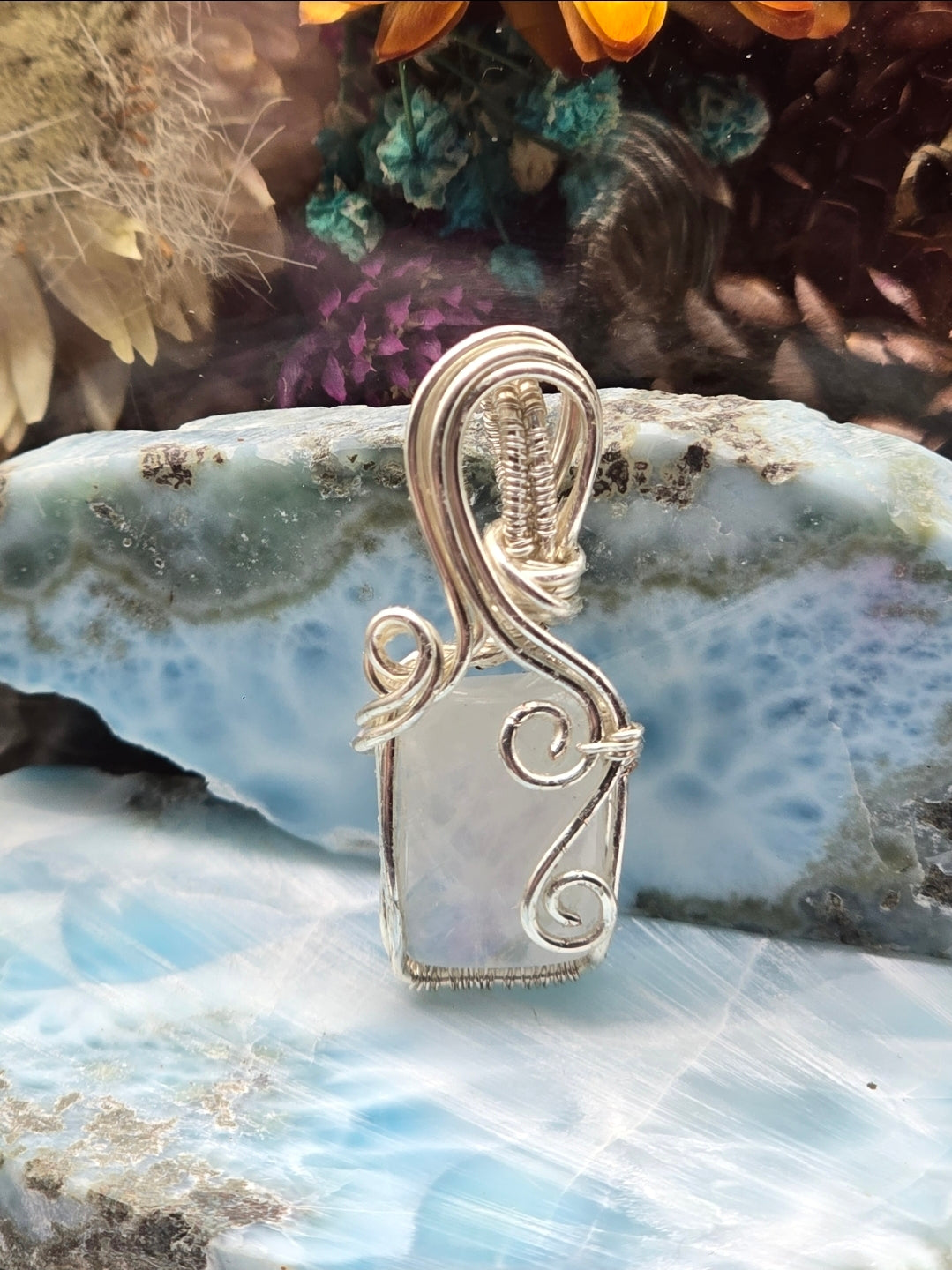 Dainty Moonstone Pendant