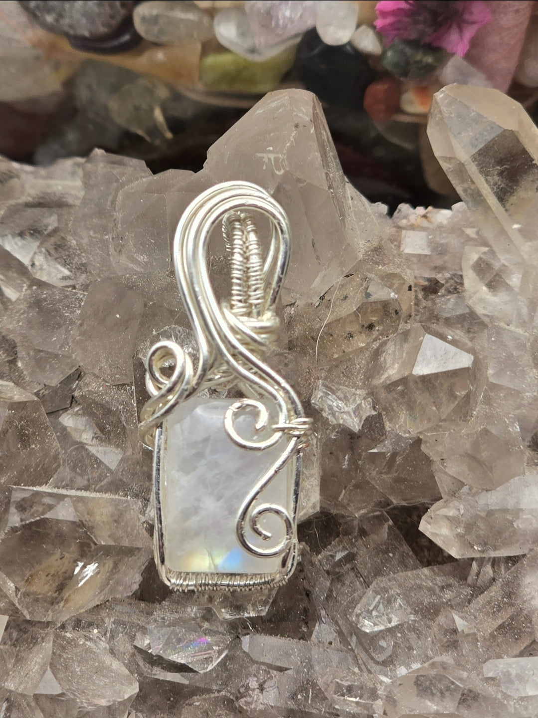 Dainty Moonstone Pendant