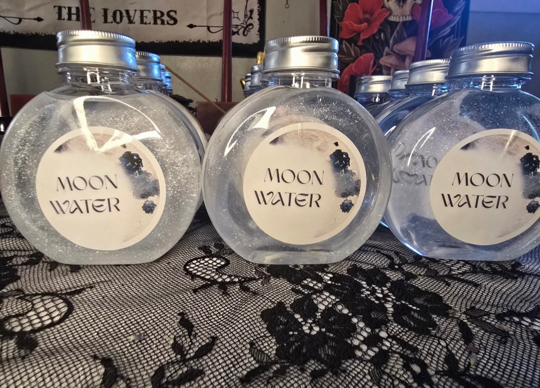 Charged lunar eclipse moon water