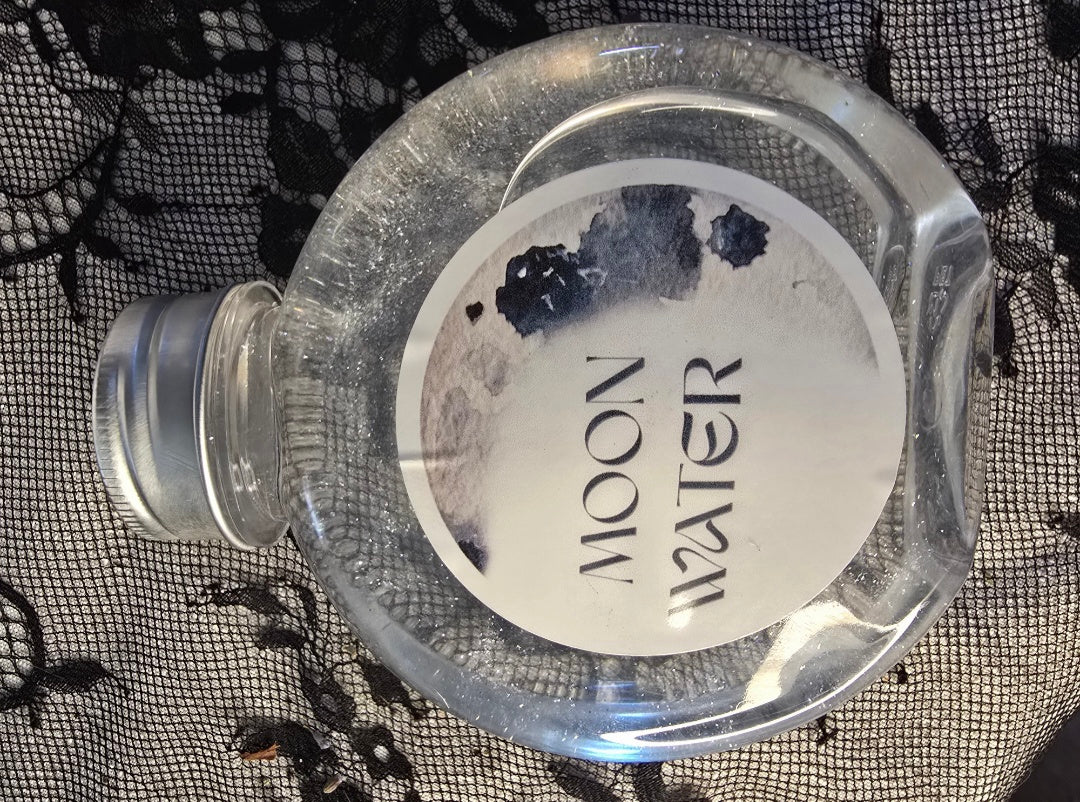Charged lunar eclipse moon water
