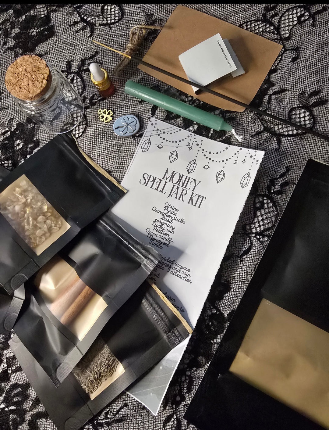 Money spell jar kit