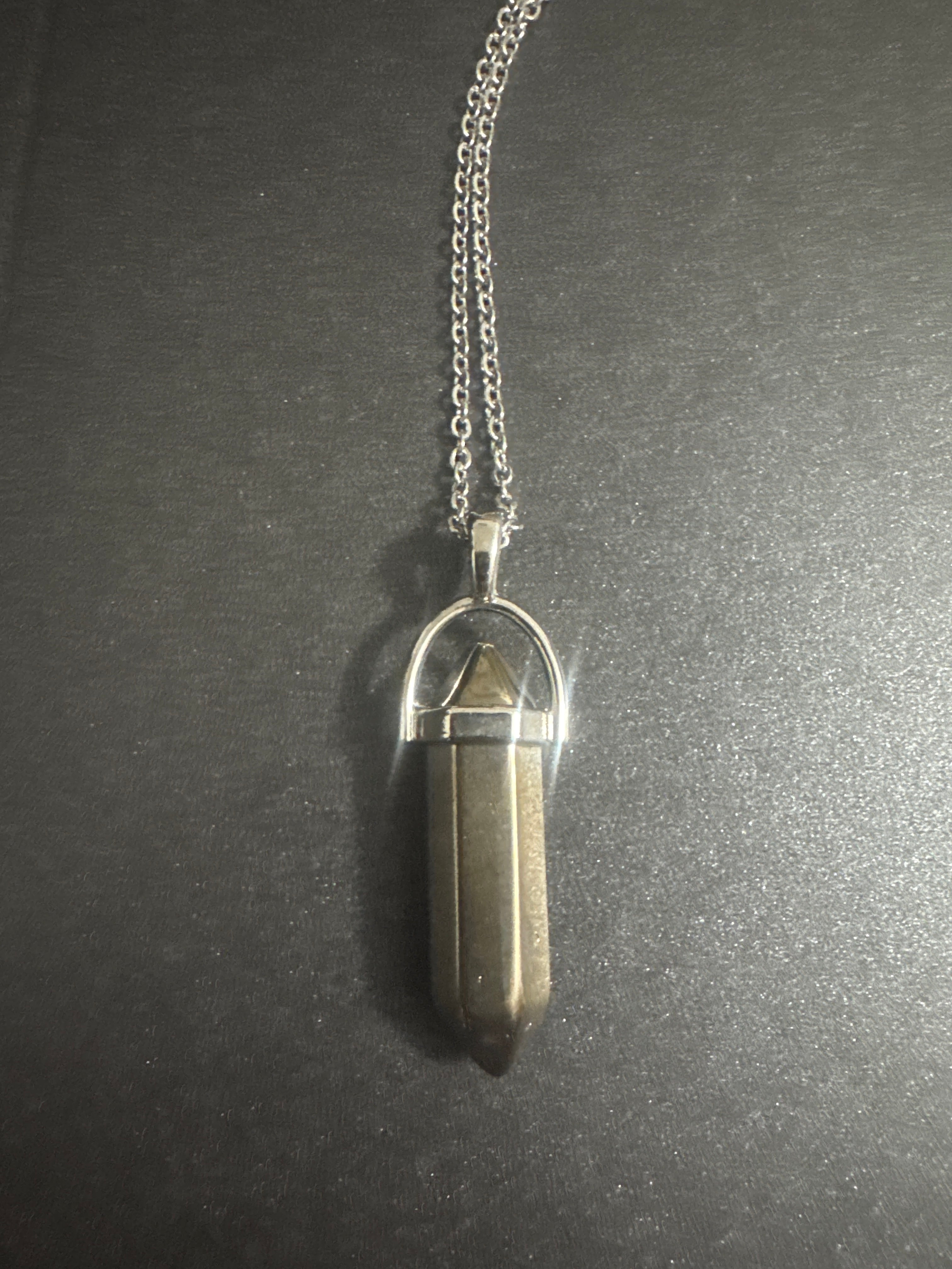 Various Shaped Crystal Necklaces