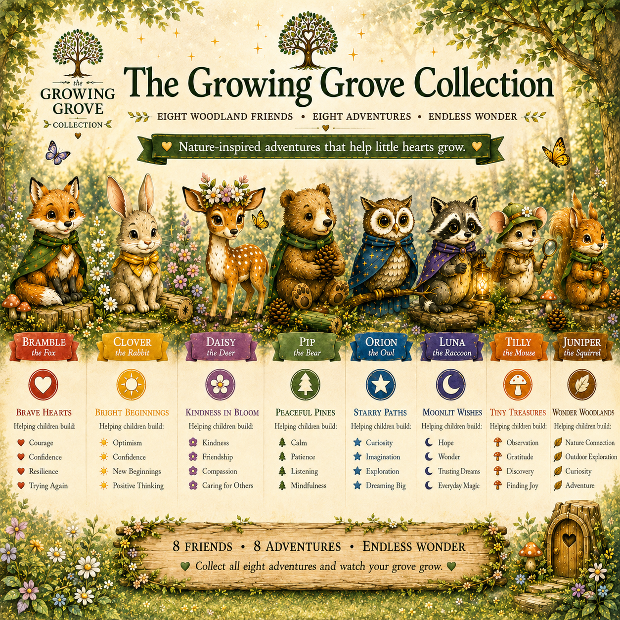 Starry Paths Adventure Kit | Dreams and Self-Belief Activity for Kids | Owl Companion Gift | Growing Grove Collection | The Knowing Grove |