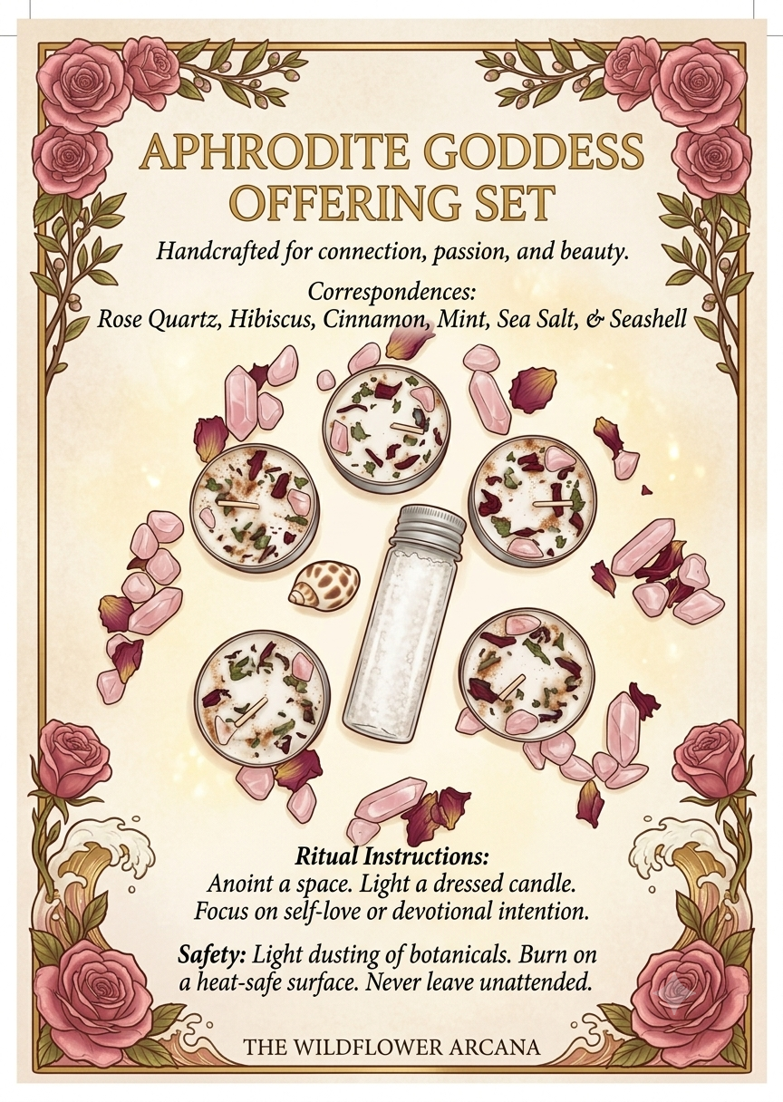 Aphrodite Goddess Offering Set