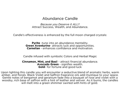 Abundance Candle