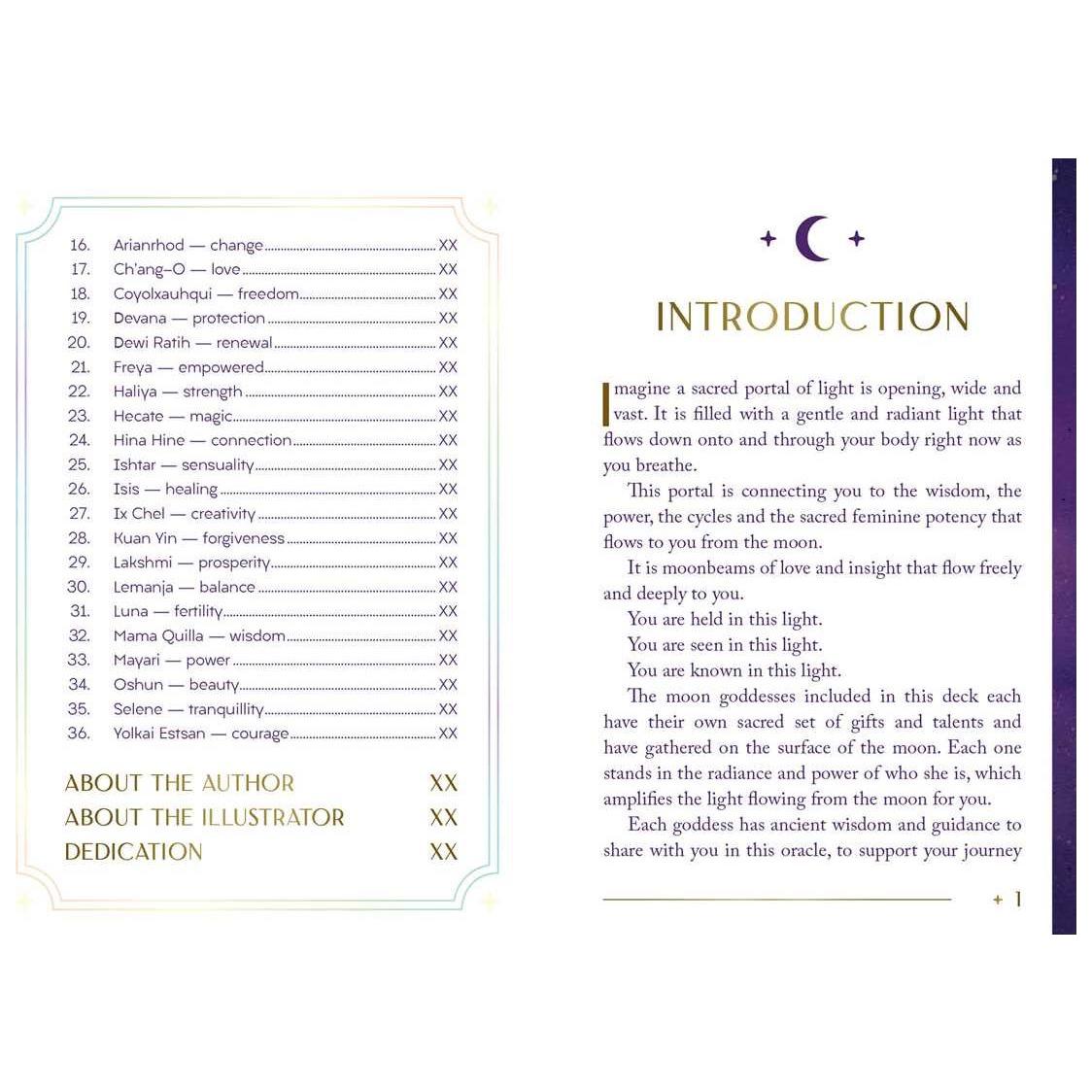 Moon Goddess Oracle Deck by Nicci Garaicoa – Sacred Feminine Wisdom, Crystals &amp; Moon Magic