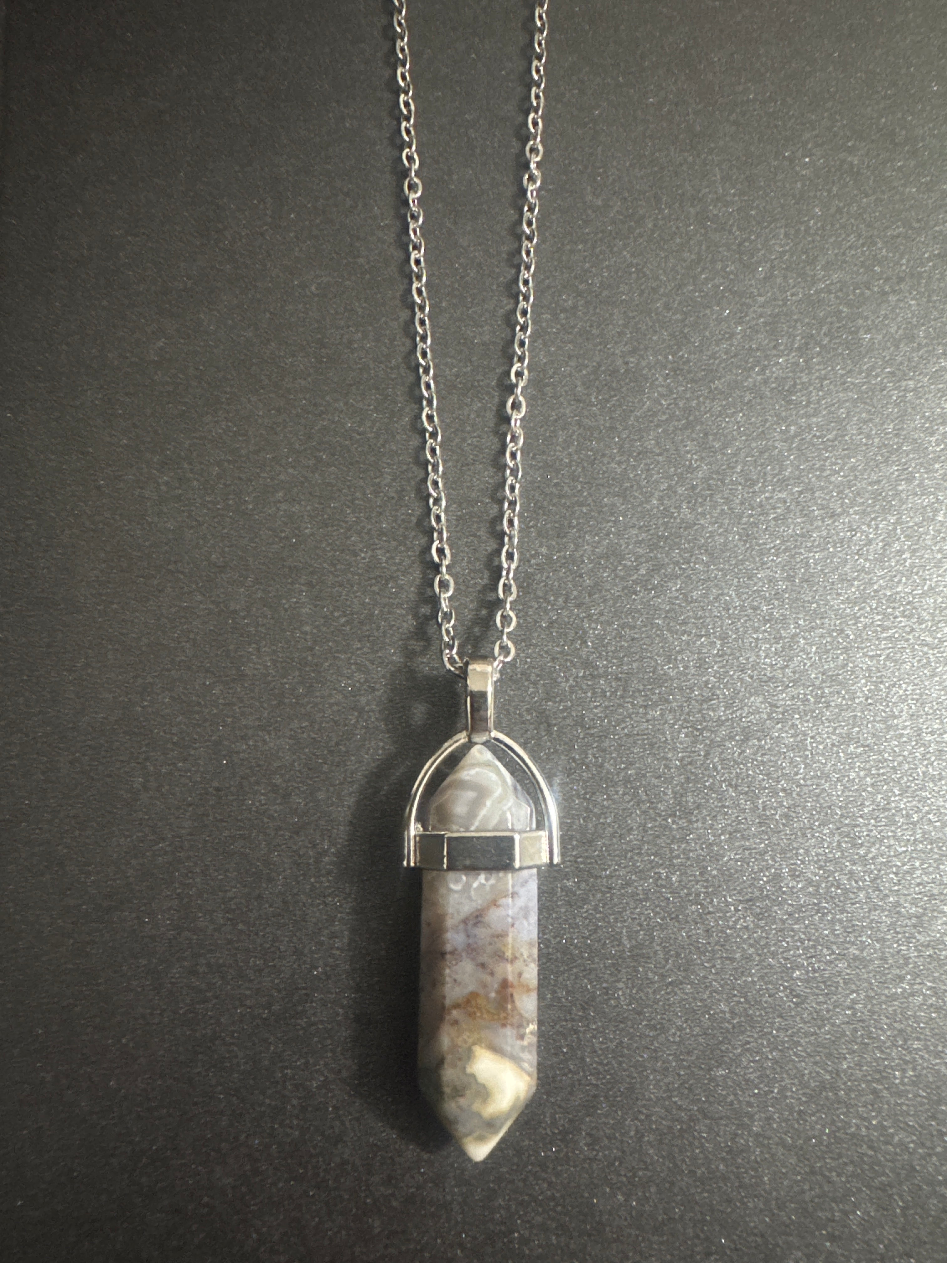 Various Shaped Crystal Necklaces