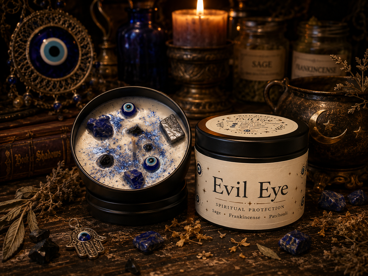 Evil Eye Ritual Candle &amp; Melts
