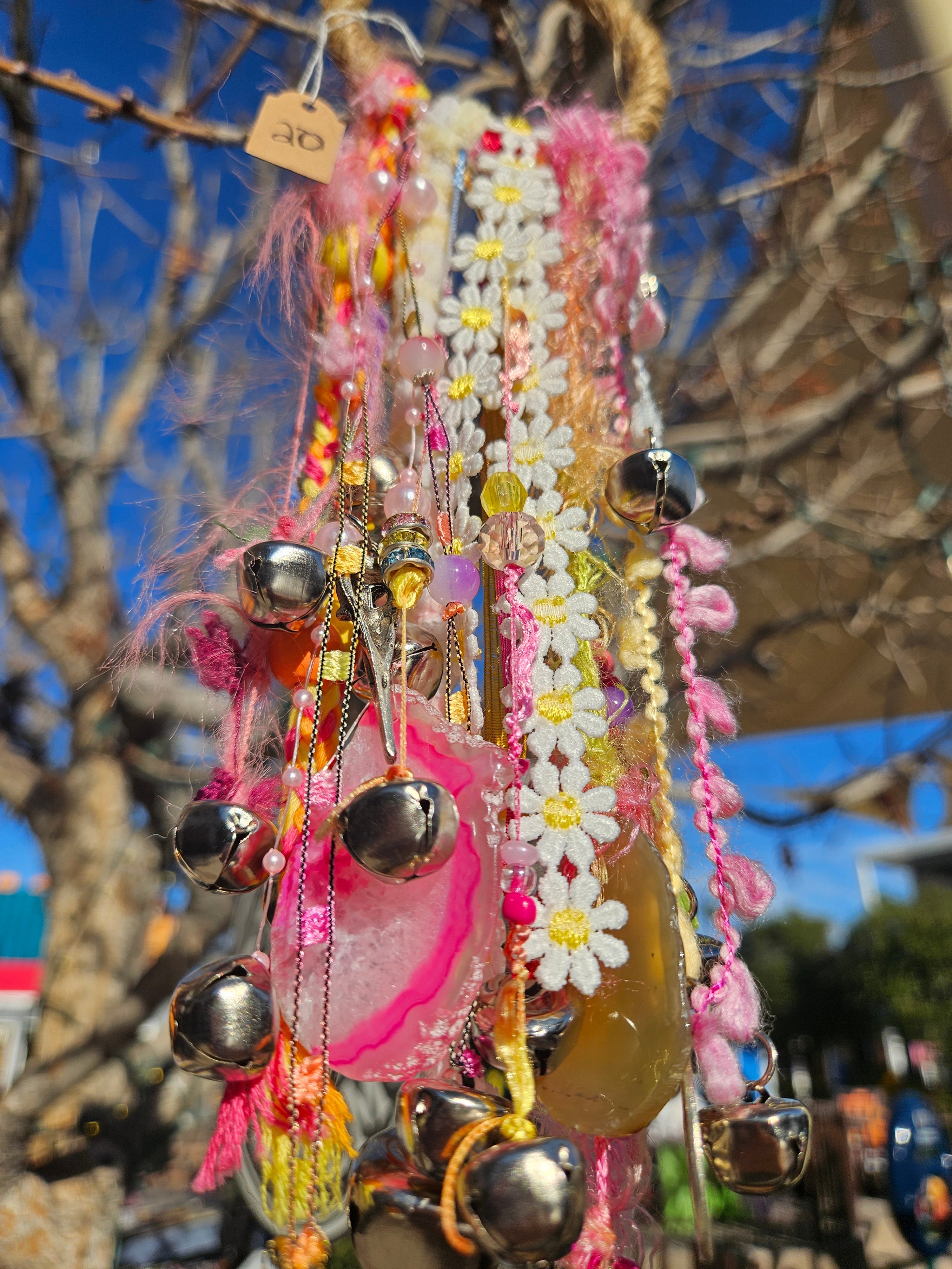Witch Bells – Handmade Ritual Hanging Charm for Protection, Celebration &amp; Home Blessing