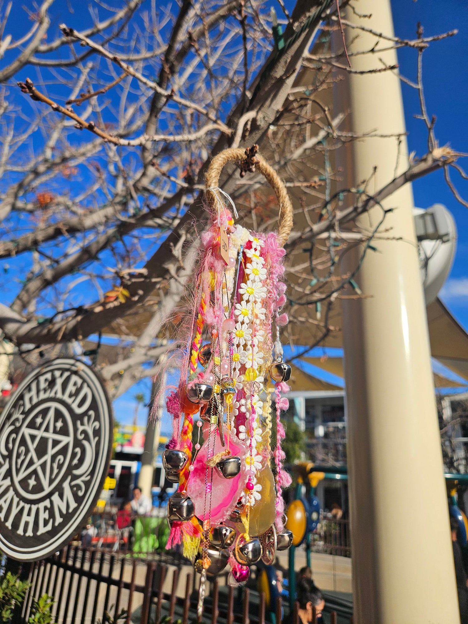 Witch Bells – Handmade Ritual Hanging Charm for Protection, Celebration &amp; Home Blessing