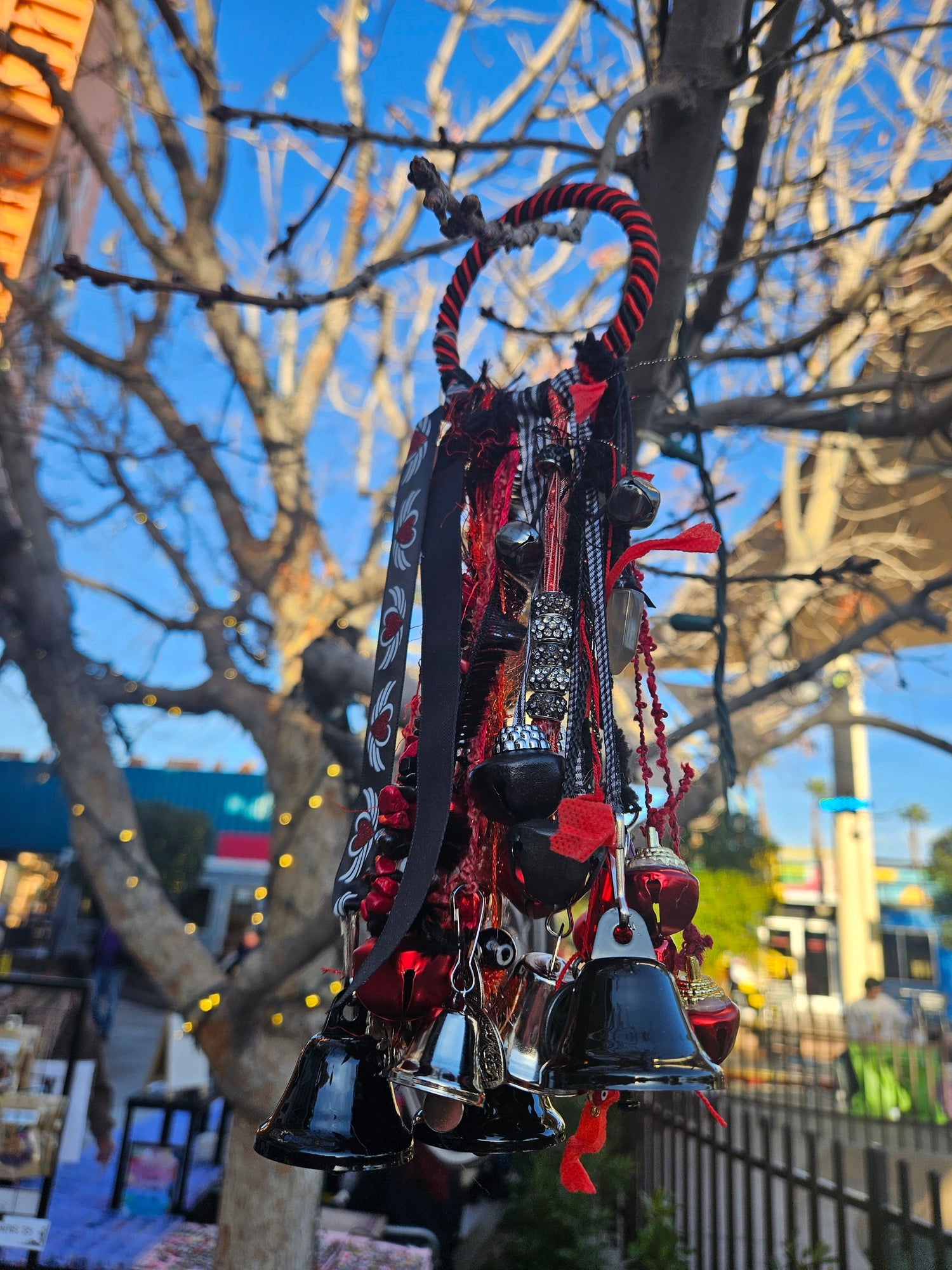 Witch Bells – Handmade Ritual Hanging Charm for Protection, Celebration &amp; Home Blessing