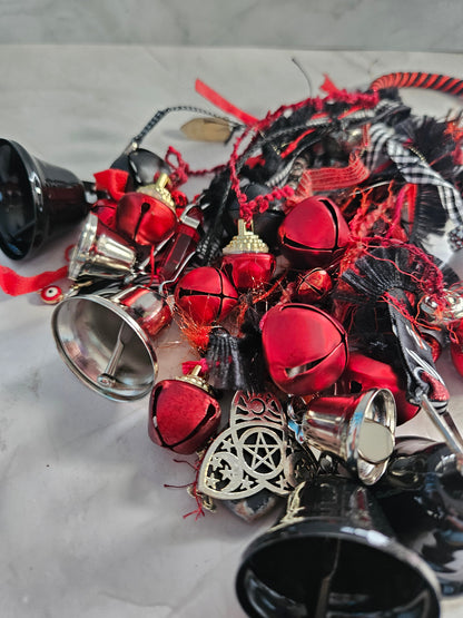 Witch Bells – Handmade Ritual Hanging Charm for Protection, Celebration &amp; Home Blessing