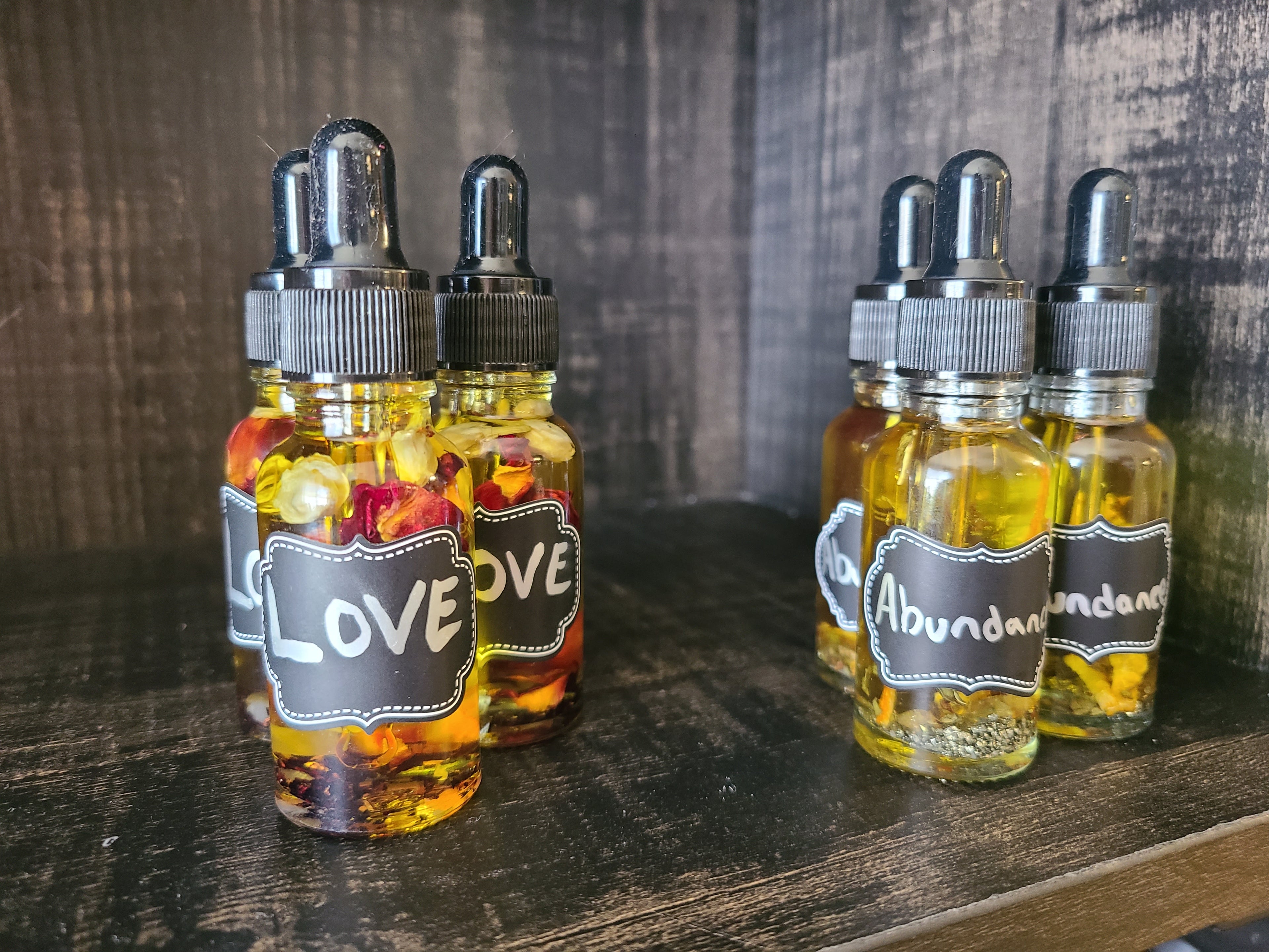Love and abundance oils