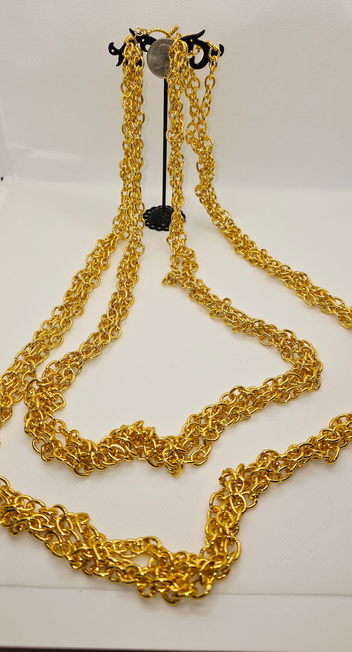 Double braided Gold chain