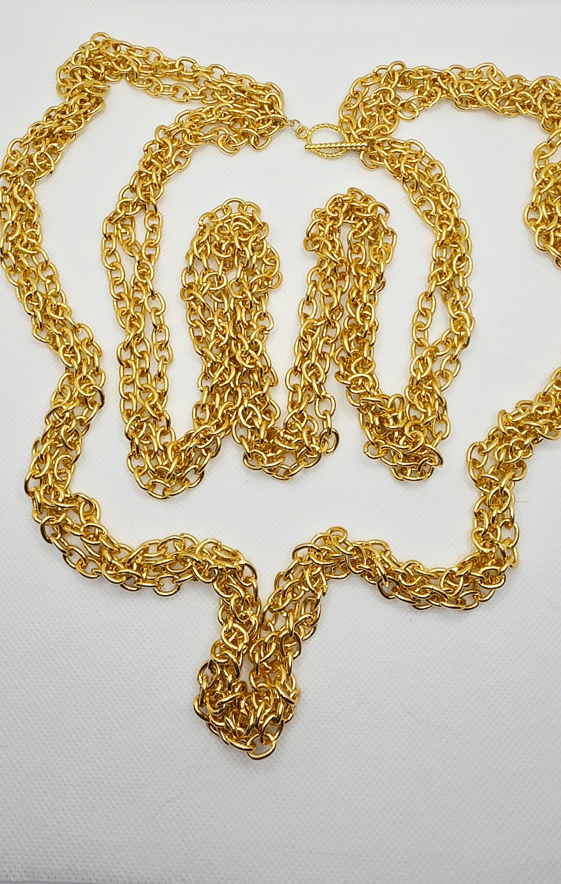 Double braided Gold chain