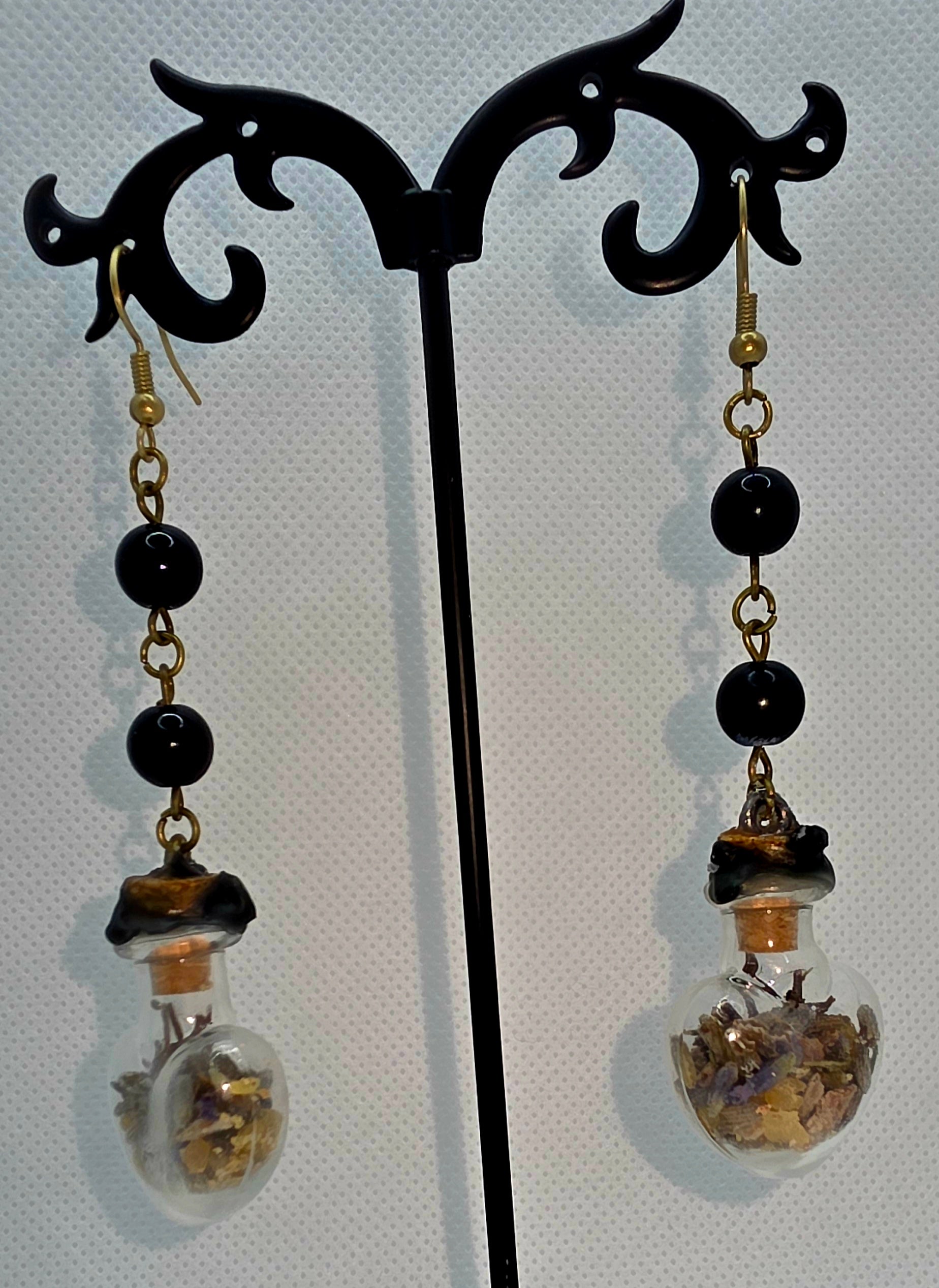 Protection Spell Jar Earrings 3