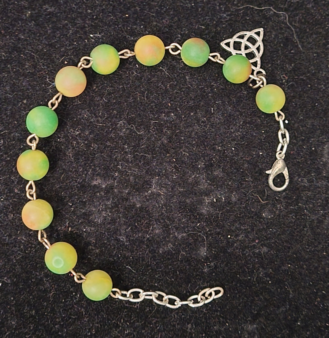 Quartzite Triquetra Bracelet