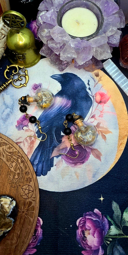 Protection Spell Jar Earrings 3