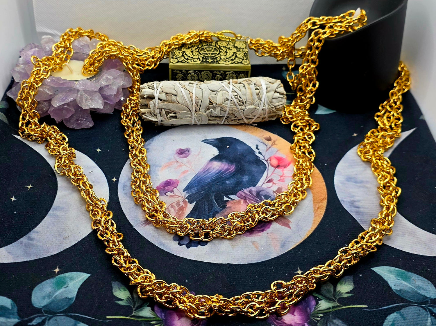 Double braided Gold chain