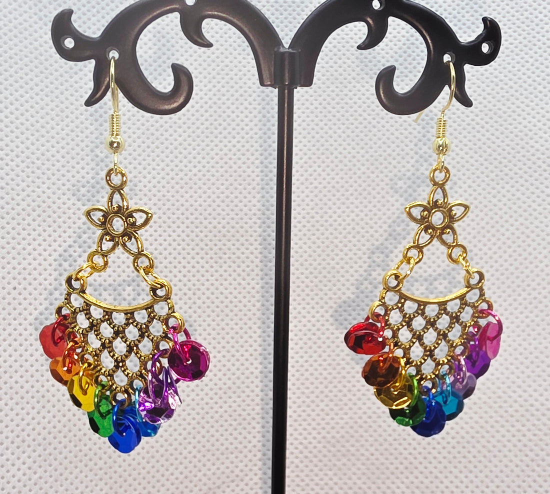 Iris Goddess Earrings