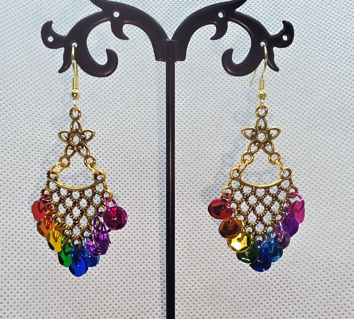Iris Goddess Earrings