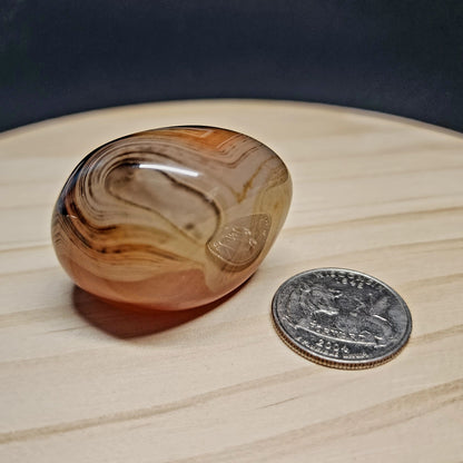Sardonyx Freeform | 1.5" Polished Banded Crystal