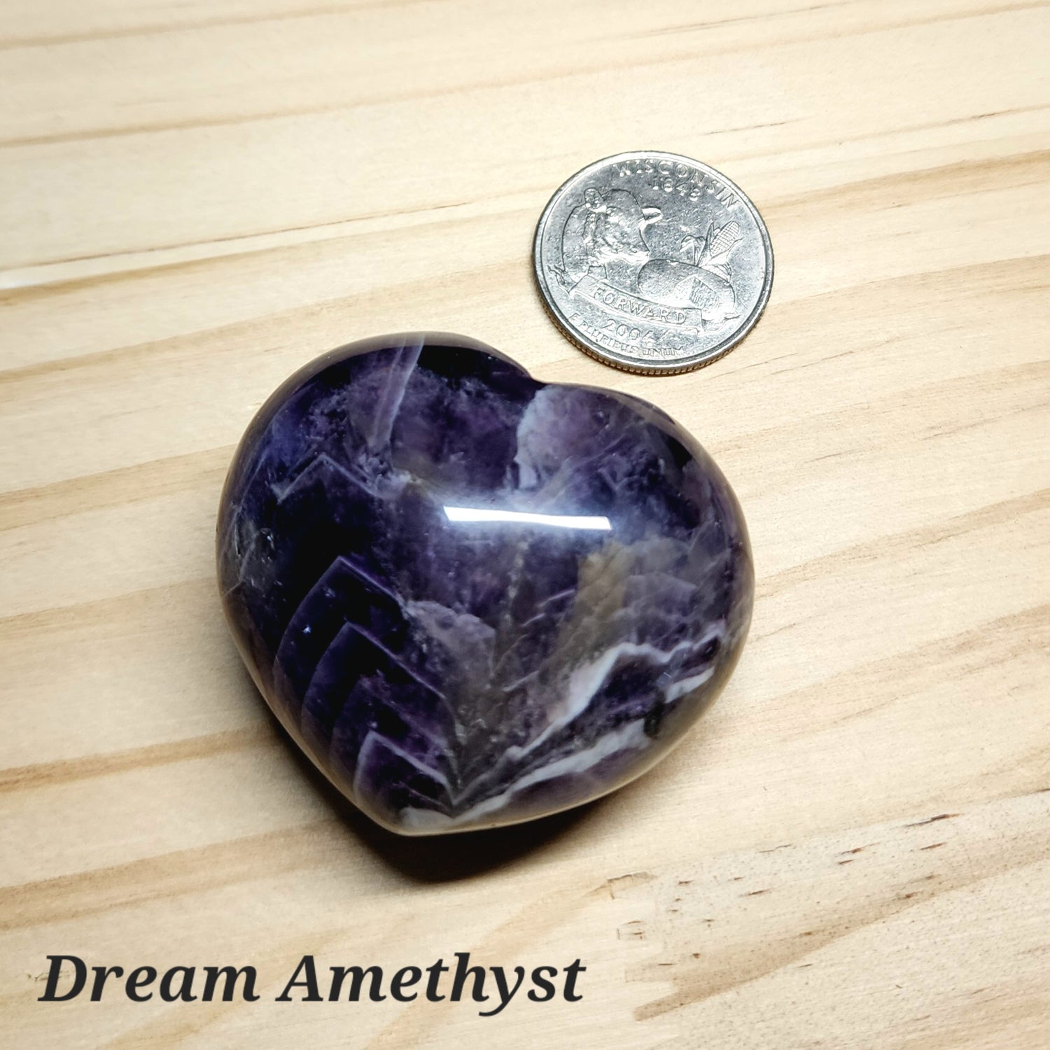 Crystal Puffy Hearts | 1.75" Polished Gemstone Hearts | Choose Your Crystal
