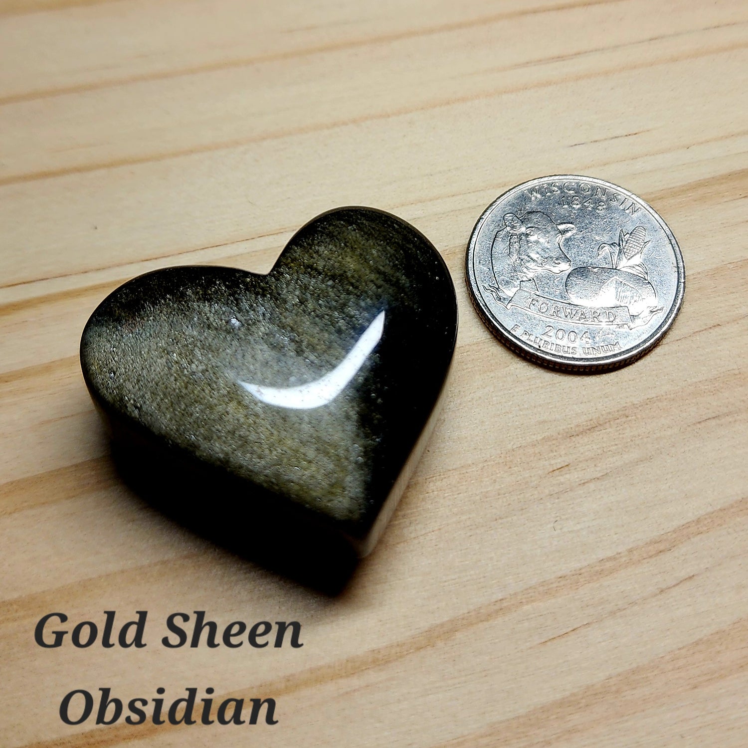 Crystal Puffy Hearts | 1.75" Polished Gemstone Hearts | Choose Your Crystal