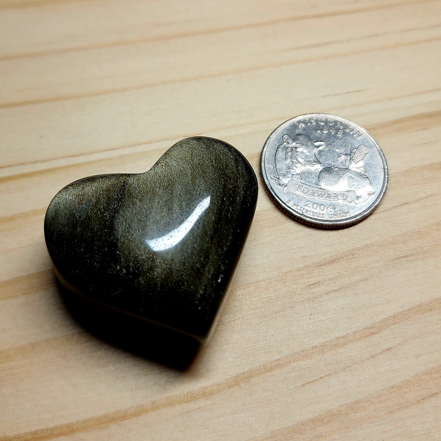 Crystal Puffy Hearts | 1.75" Polished Gemstone Hearts | Choose Your Crystal
