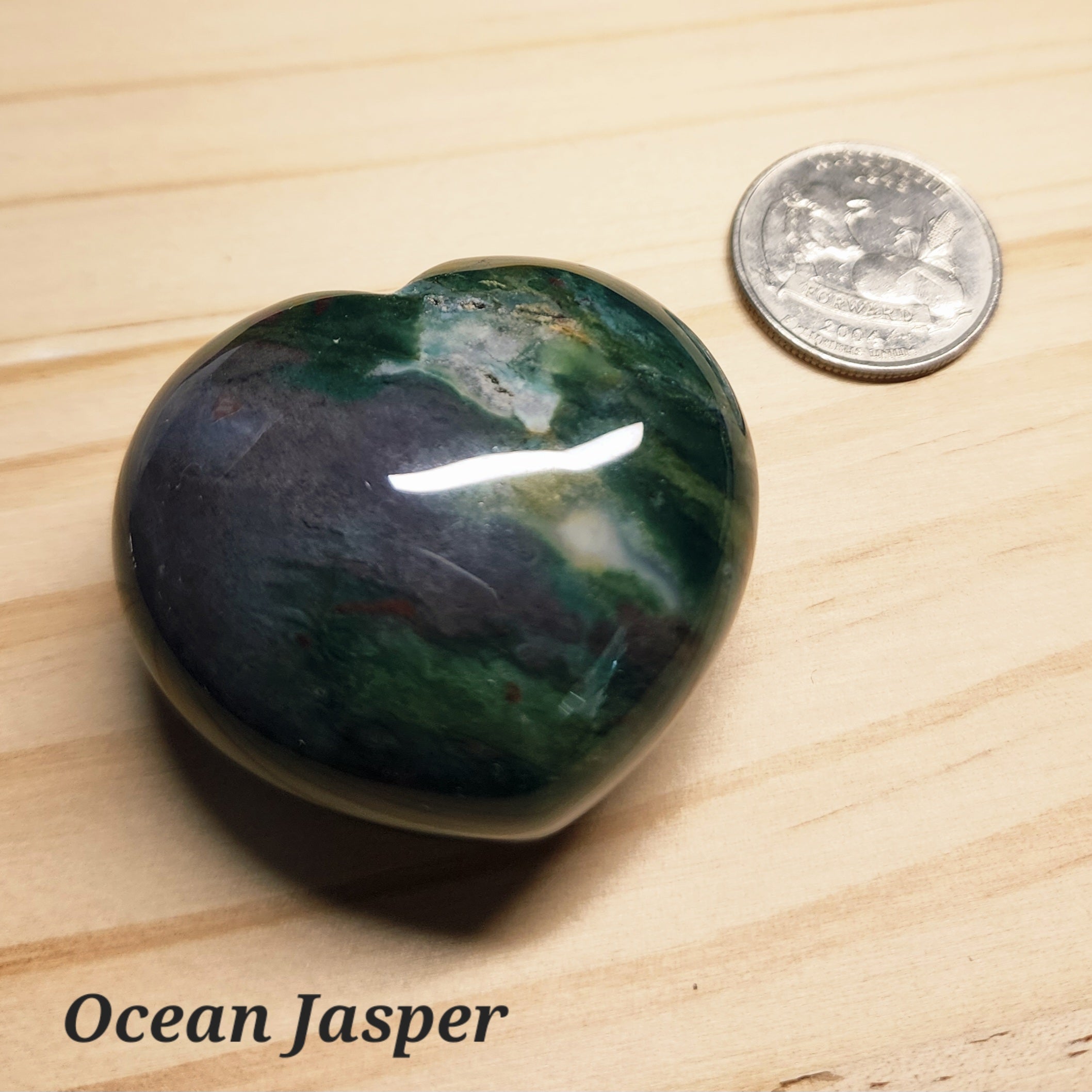 Crystal Puffy Hearts | 1.75" Polished Gemstone Hearts | Choose Your Crystal