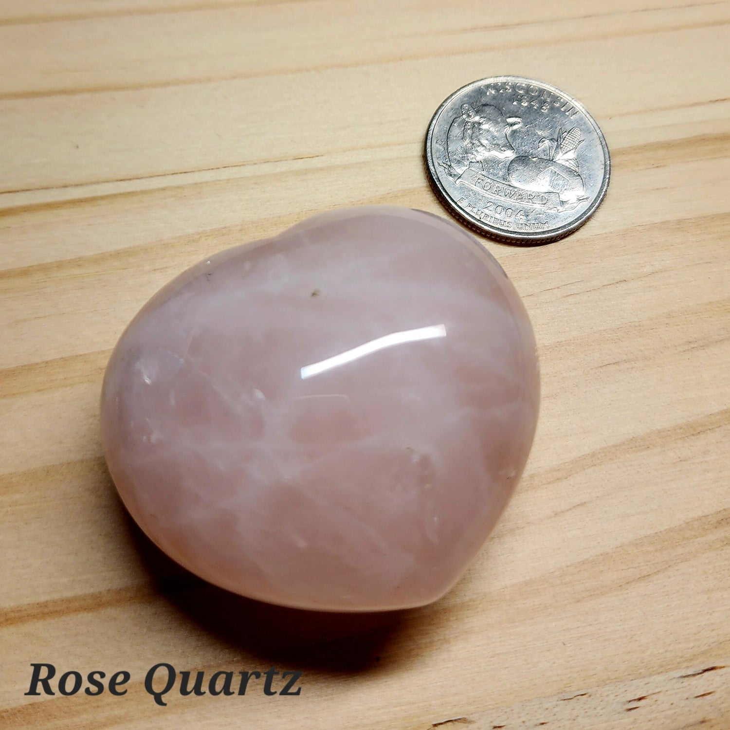 Crystal Puffy Hearts | 1.75" Polished Gemstone Hearts | Choose Your Crystal