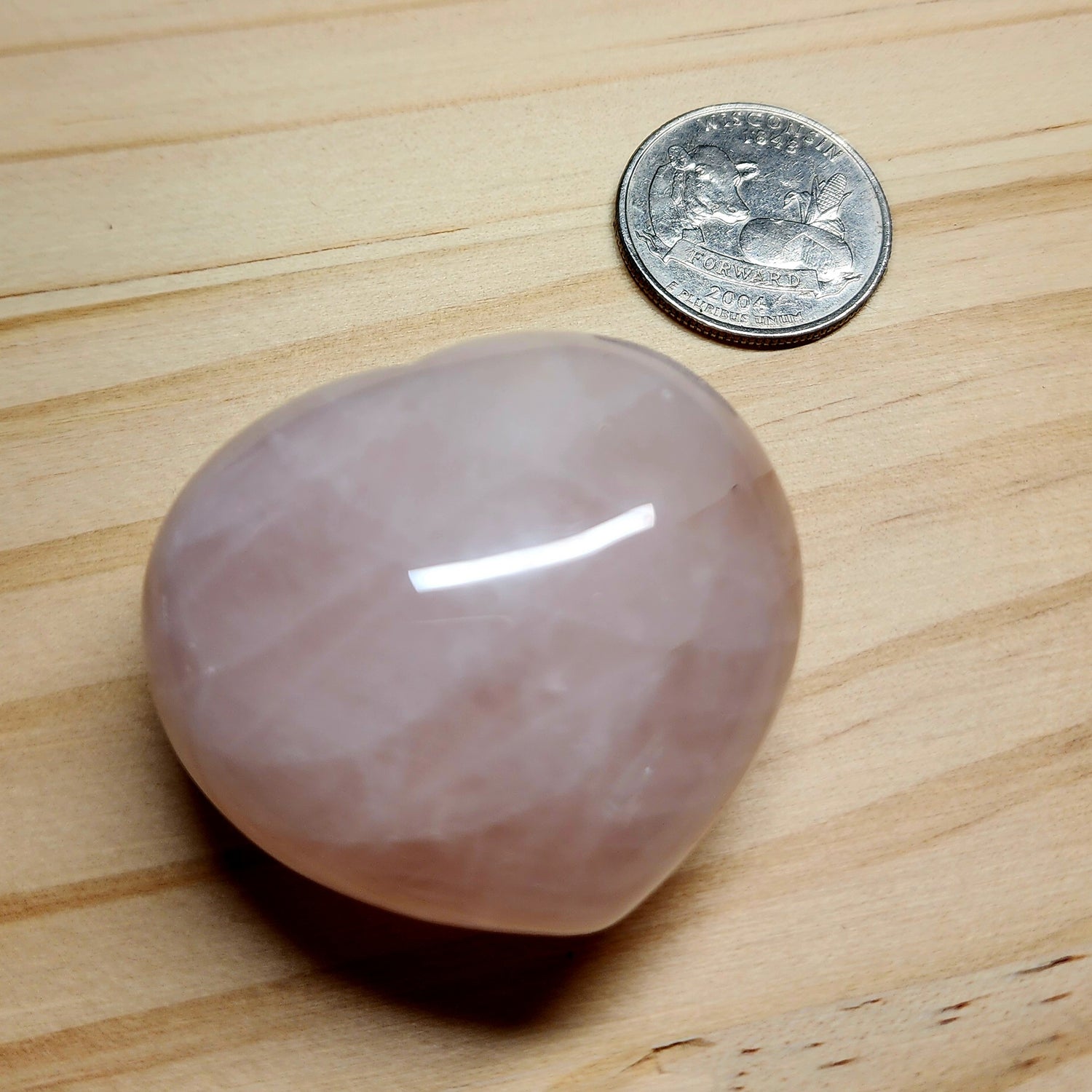 Crystal Puffy Hearts | 1.75" Polished Gemstone Hearts | Choose Your Crystal