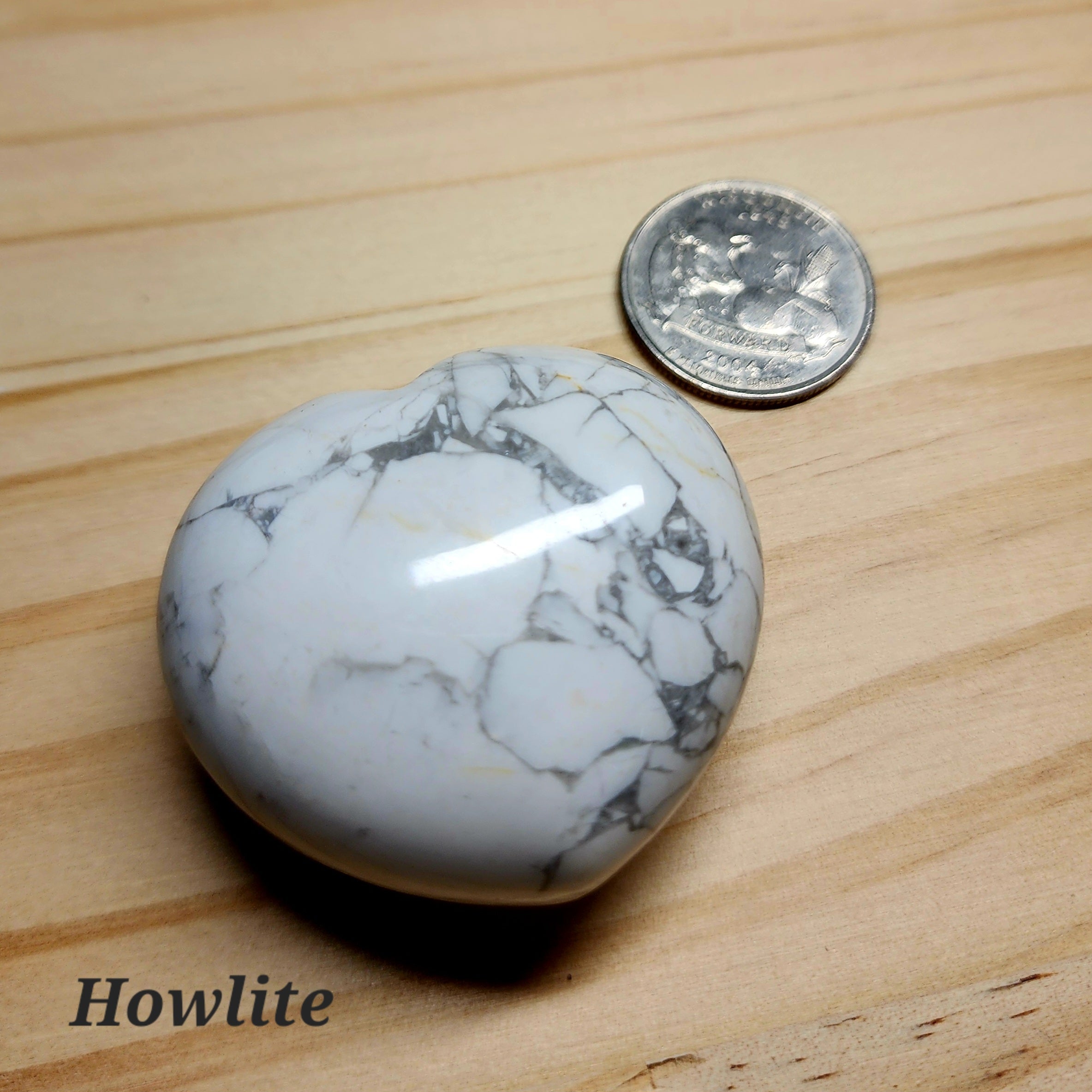 Crystal Puffy Hearts | 1.75" Polished Gemstone Hearts | Choose Your Crystal