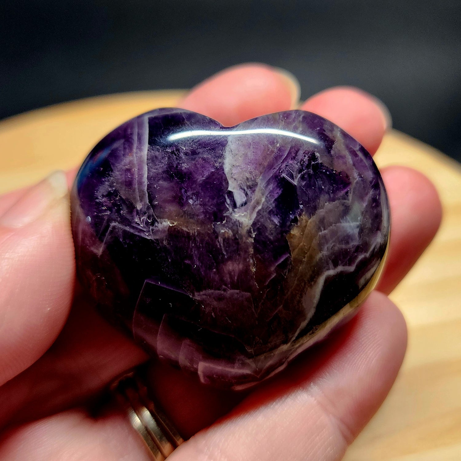 Crystal Puffy Hearts | 1.75" Polished Gemstone Hearts | Choose Your Crystal