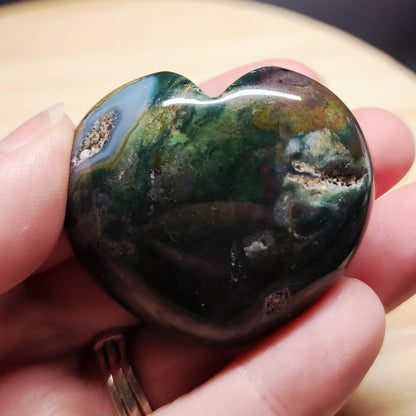 Crystal Puffy Hearts | 1.75" Polished Gemstone Hearts | Choose Your Crystal