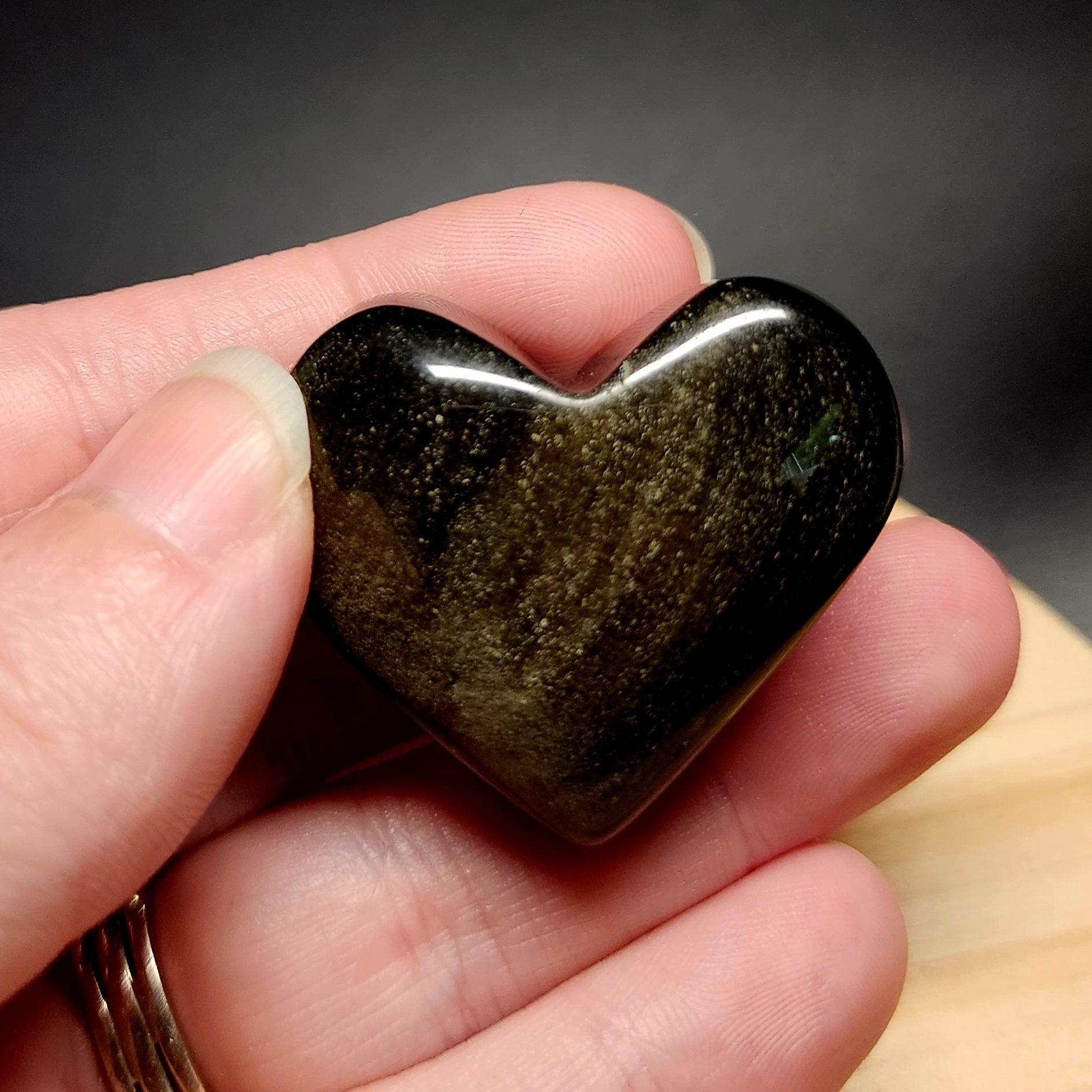 Crystal Puffy Hearts | 1.75" Polished Gemstone Hearts | Choose Your Crystal