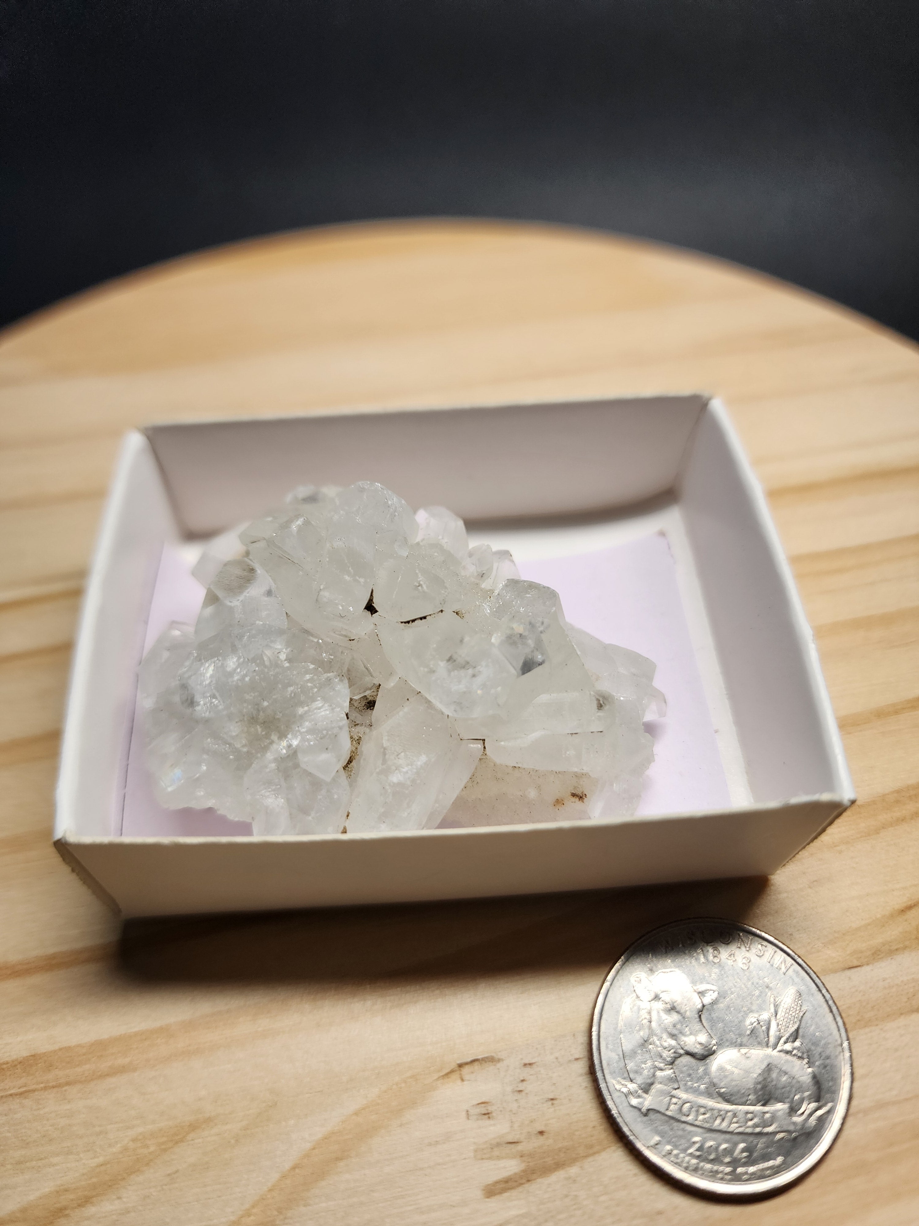 Raw Apophyllite Crystal | 2" Natural Mineral Specimen