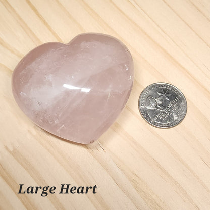 Rose Quartz | Heart, Palm Stone &amp; Tumble | Choose Your Style