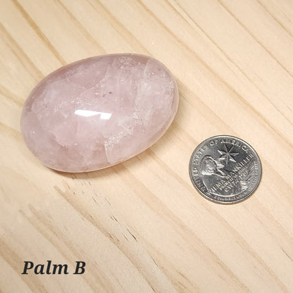 Rose Quartz | Heart, Palm Stone &amp; Tumble | Choose Your Style