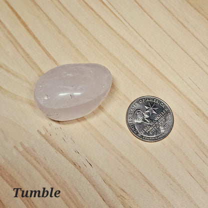 Rose Quartz | Heart, Palm Stone &amp; Tumble | Choose Your Style