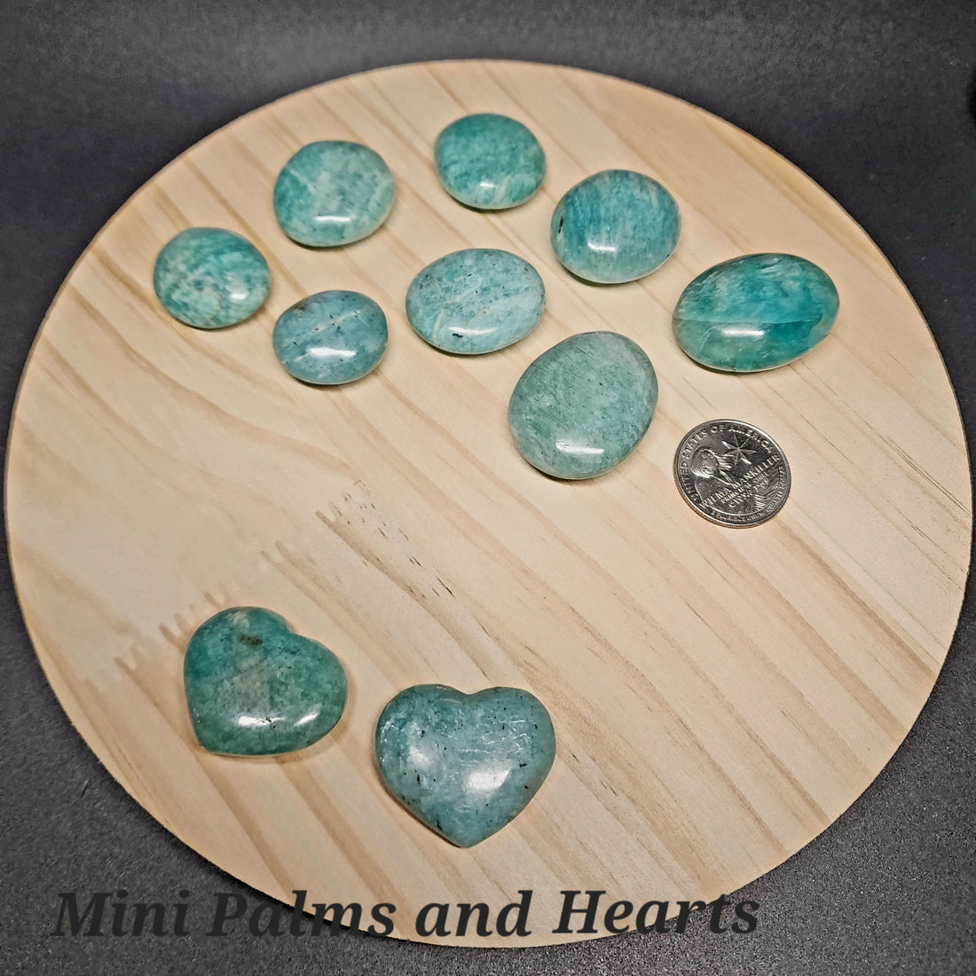 Amazonite Palm Stone | Polished Crystal | Choose Your Size