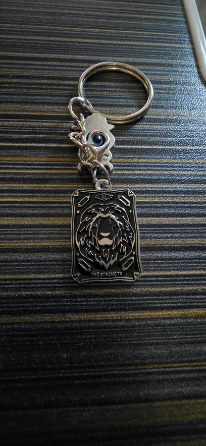 Tarot card Evil eye Keychain